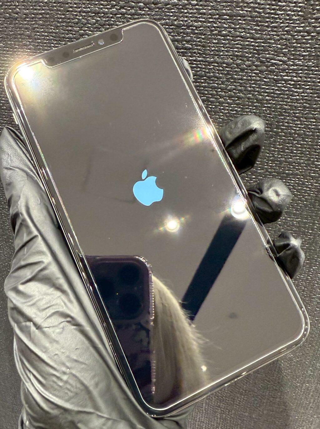 iPhone X　画面交換後