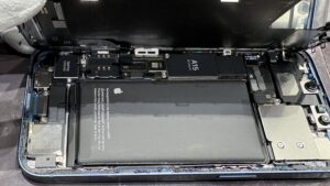 バッテリー交換風景