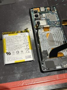 バッテリー取り外し完了!